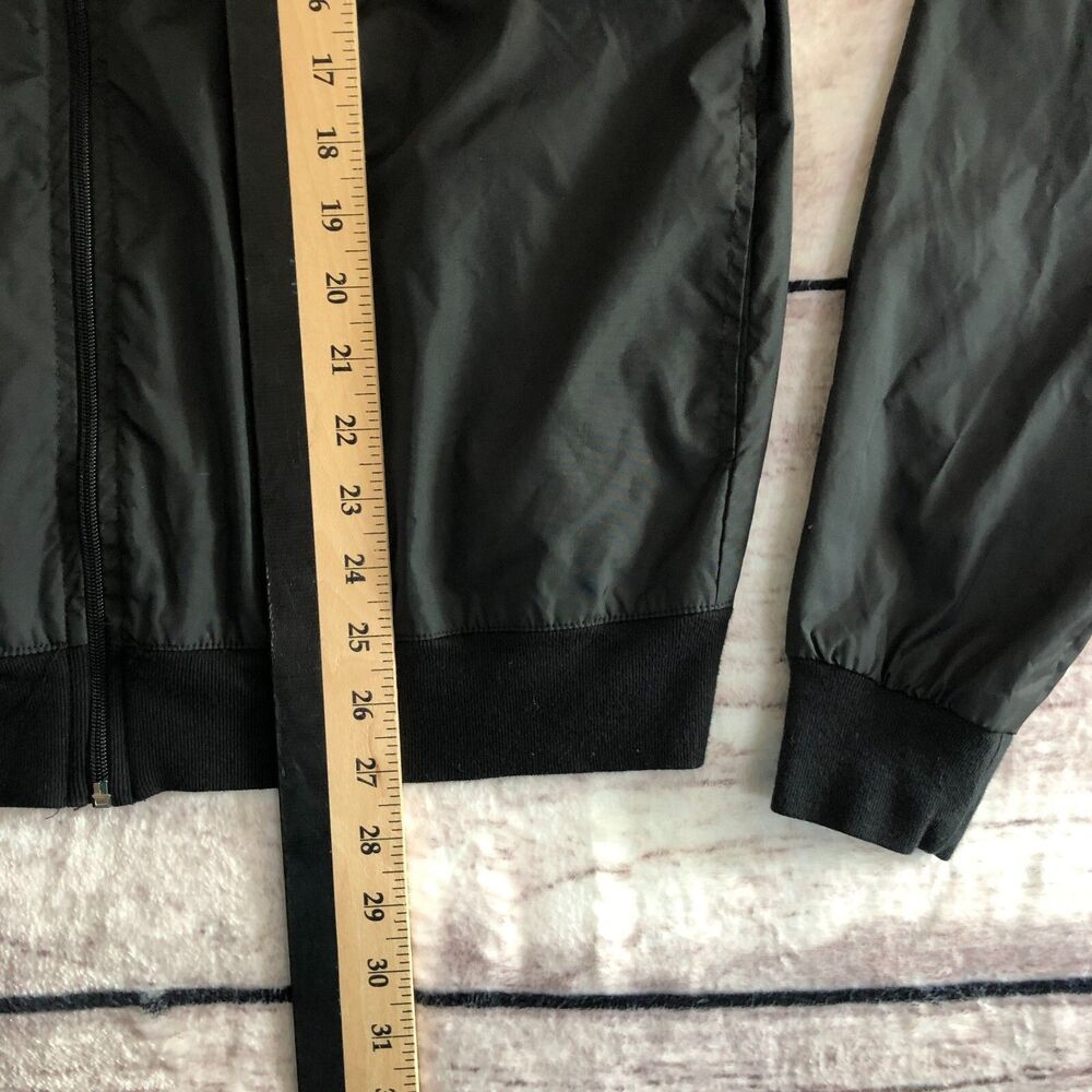 Rebel 8 Jacket Mens Medium Black Bomber Windbreaker Roosters Vintage - Picture 9 of 11